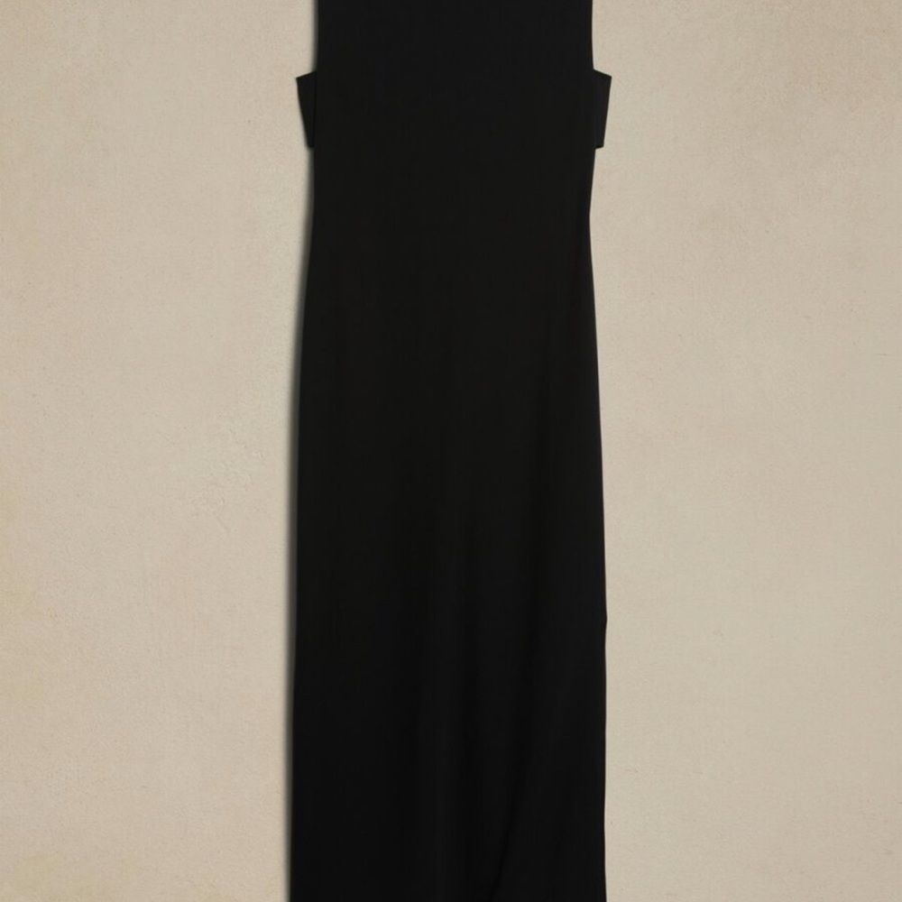 Banana Republic Black Strapless Sheath Dress